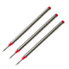 3er-Pack Rote Rollerball-Minen für MontBlanc Classic Rollerball-Stifte