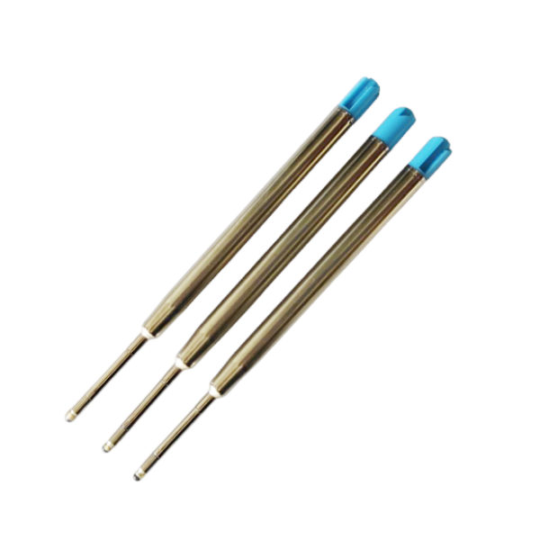 3er-Pack blaue Kugelschreiberminen für Stipula-Kugelschreiber
