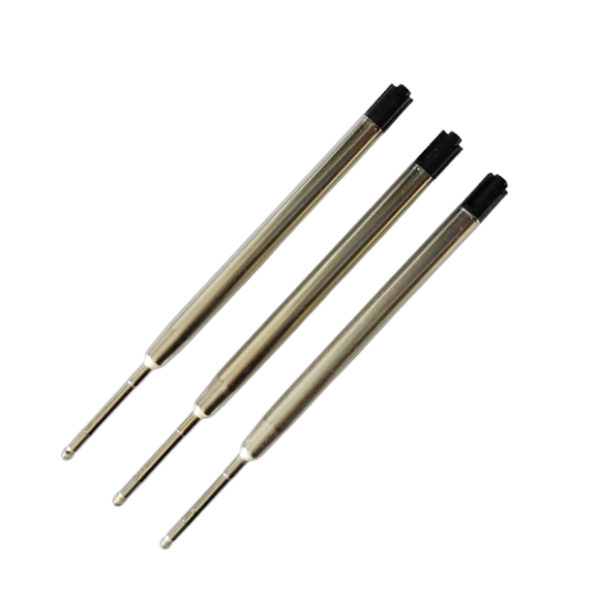3er-Pack schwarze Kugelschreiberminen für Stipula-Kugelschreiber