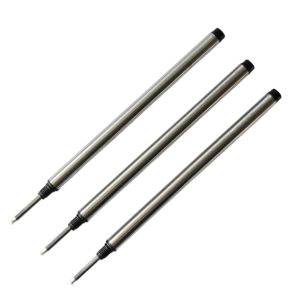 3er-Pack schwarze Rollerball-Minen für Breitling Rollerball-Stifte