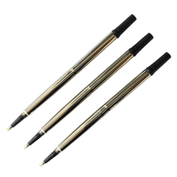 Packung mit 3 Schwarzen Rollerball-Minen für Parker 75 Rollerball-Stifte