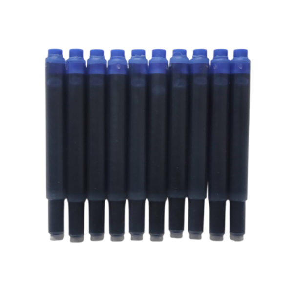 10er-Pack blaue Deluxe Tintenpatronen für Ancora-Füllfederhalter