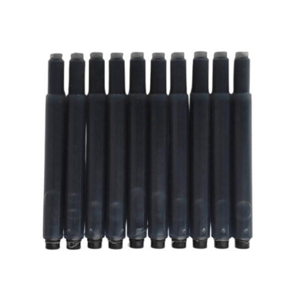 10er-Pack schwarze Deluxe Tintenpatronen für Aurora-Füllfederhalter