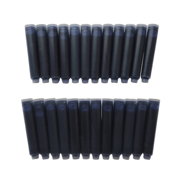 24er-Pack blau-schwarze Tintenpatronen für Sheaffer VFM-Füllfederhalter