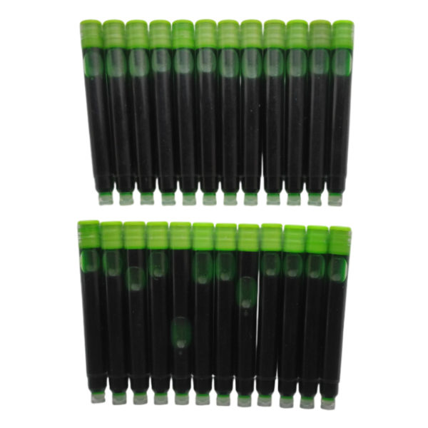 24er-Pack grüne schlanke Tintenpatronen für American Pen Company-Füllfederhalter