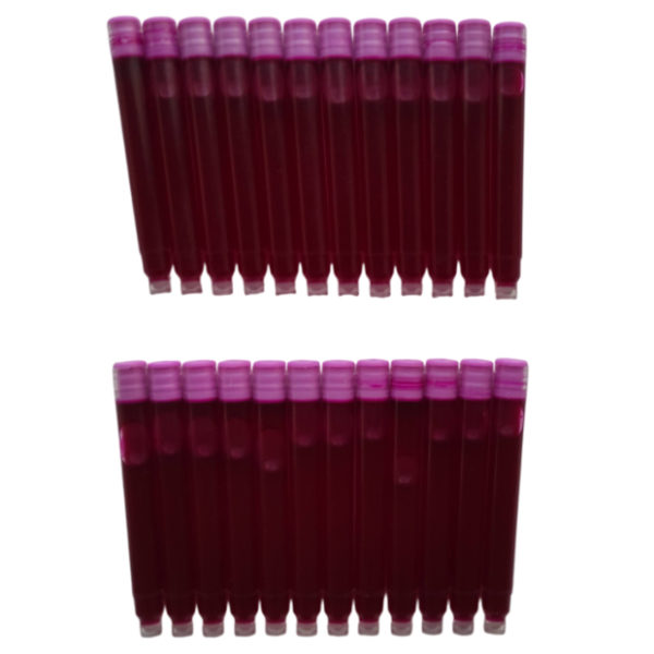 24er-Pack pinke schlanke Tintenpatronen für 3952-Füllfederhalter