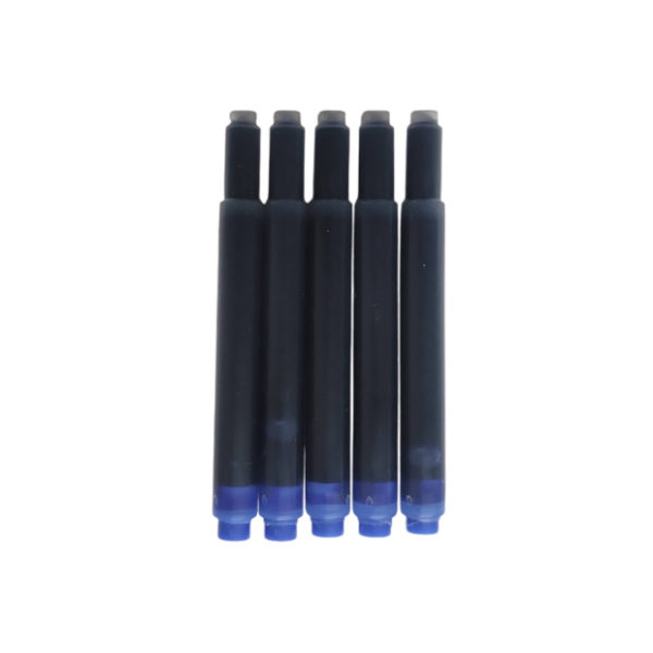 5er-Pack blaue Deluxe Tintenpatronen für 3.4mm-Füllfederhalter
