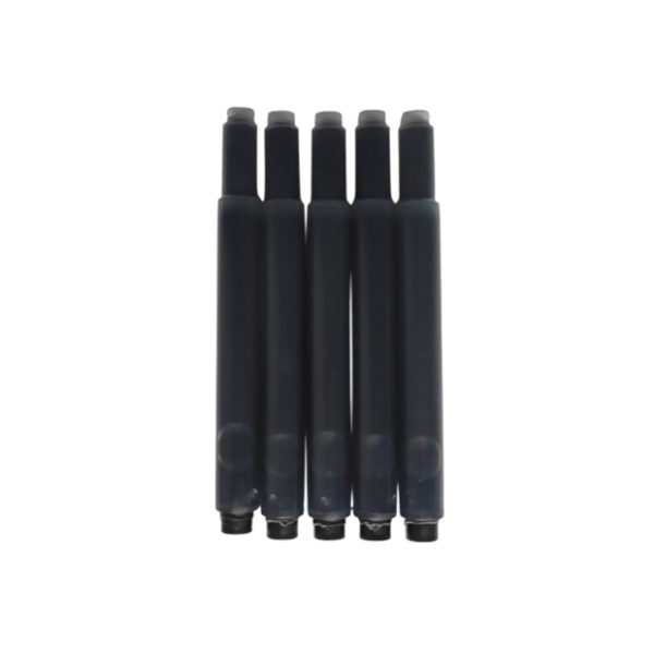 5er-Pack schwarze Deluxe Tintenpatronen für 3.4mm-Füllfederhalter