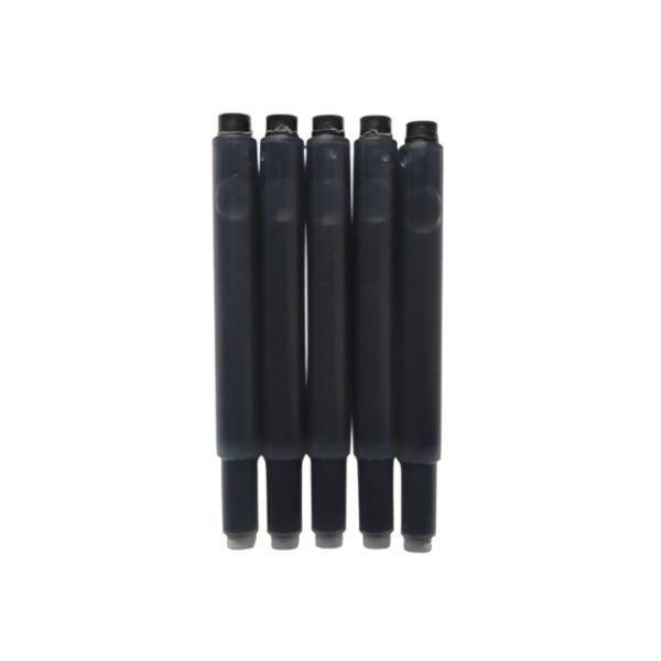 5er-Pack schwarze Deluxe Tintenpatronen für David Oscarson-Füllfederhalter